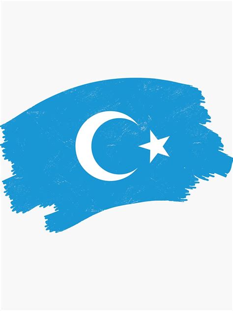 "Uyghur Flag" Sticker for Sale by beautyart1 | Redbubble