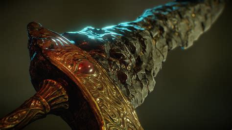 Maliketh's Black Blade - Elden Ring Weapon - 3D model by Ryan Honey ...