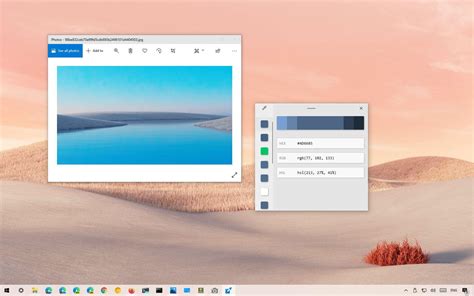 How to get a color picker on Windows 10 - Pureinfotech