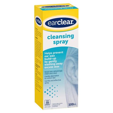 Ear Clear Ear Cleanser 100mL - Chemist Warehouse