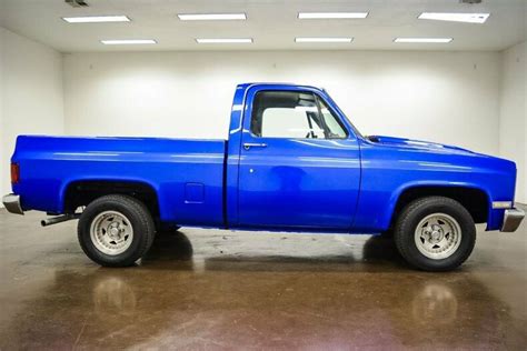 1982 Chevrolet C10 SWB 0 Blue Pickup Truck 350 Chevrolet V8 Turbo 350 ...