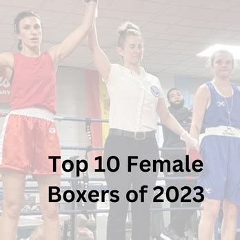 Top 10 best female boxers of 2023 - Technoprepschool