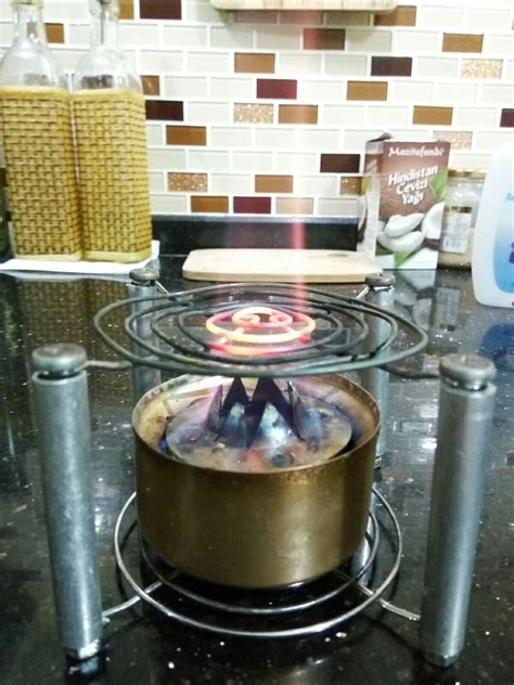 alcohol stove and stand diy | Alcohol stove, Diy wood stove, Diy repair