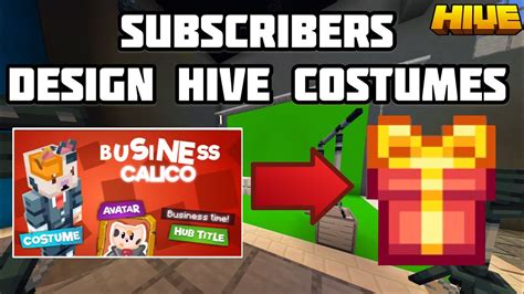 Subscribers Design Hive Costumes! - YouTube