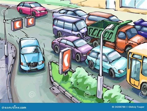 Traffic Congestion Clipart