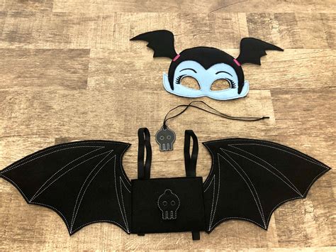 Vampirina Inspired Dress up Costume Set Mask Wings Pendant - Etsy