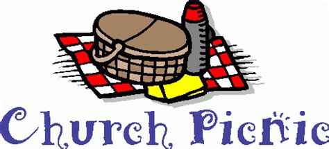 Church Picnic Clipart