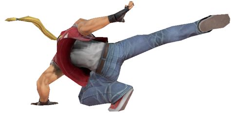 Terry Bogard using Slide Kick by TransparentJiggly64 on DeviantArt