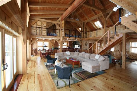 One major perk for building a timber frame home in New England are the ...