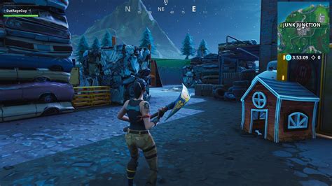 Search the treasure map signpost found in Junk Junction - Fortnite ...