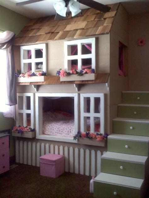 Terbaru 29+ Little Girls House Bunk Beds