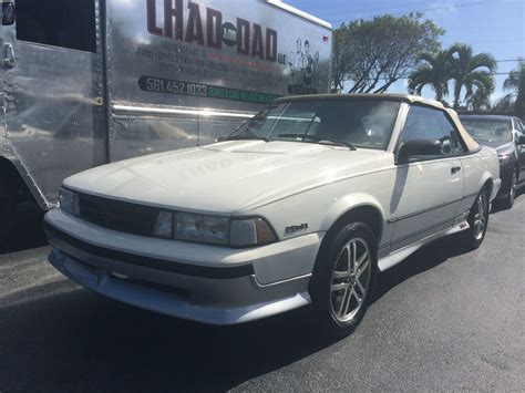 1989 CAVALIER Z24 CONVERTIBLE, CHEVY CONVERTIBLE, CLASSIC, CHEVROLET