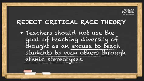 Reject Critical Race Theory | Heritage Action For America