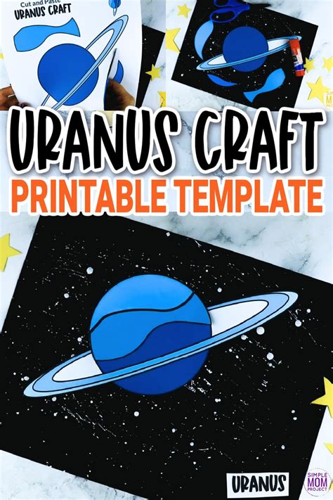 Uranus Craft With Printable Template – Simple Mom Project