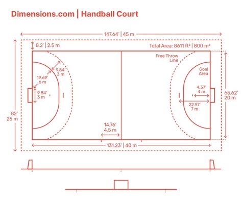 Handball Court | Handball, Court, Sports complex