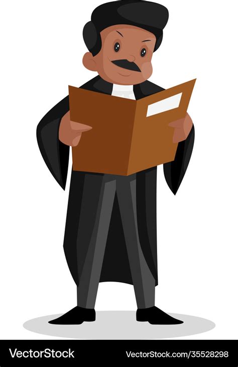 Lawyer cartoon Royalty Free Vector Image - VectorStock