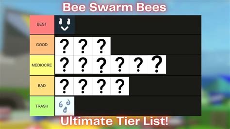 Ranking Every Bee In Bee Swarm Simulator! - YouTube