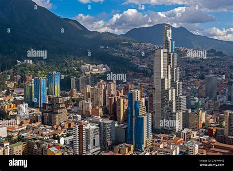 Skyline, downtown, Bogota, Colombia Stock Photo - Alamy