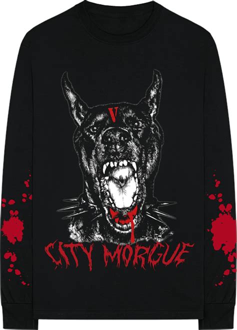 City Morgue x Vlone Bark Longsleeve Tee Black - FW19