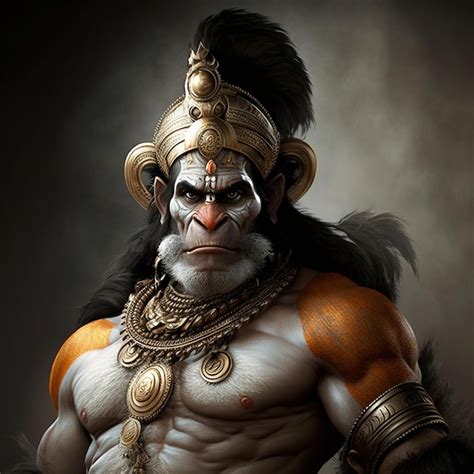 Lord hanuman fantasy background wallpaper image Ai generated art ...