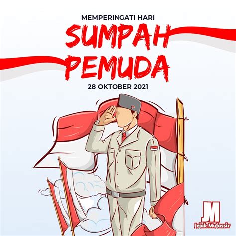 Cara Membuat Poster Sumpah Pemuda - Jejak Mufassir