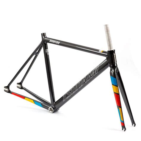 TSUNAMI Aluminium Fixed Gear Frame Fork Road Track 700c X 50cm 52cm ...