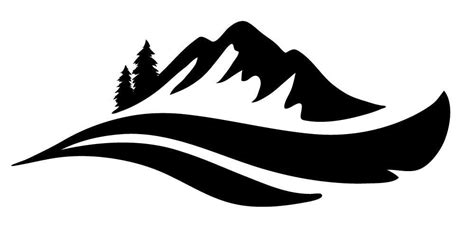 Black and White Mountain Logo - LogoDix