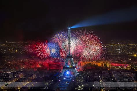 Fireworks at the Eiffel Tower in Paris France | Khaleej Mag