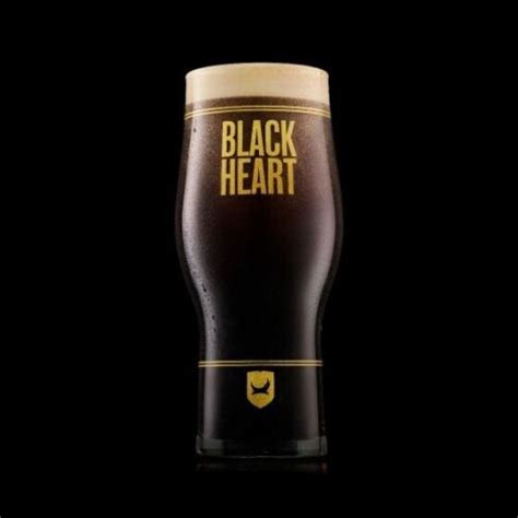 Brewdog Black Heart Stout 20oz Pint Glass Brand New | eBay