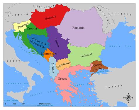 Balkan Countries/What are the Balkan Countries? | Mappr