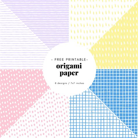 FREE PRINTABLE ORIGAMI PAPER. — Gathering Beauty