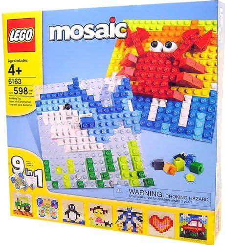 LEGO A World of LEGO Mosaics. Includes 2 special 16 x 16 transparent ...