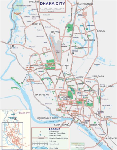 Dhaka City Map - Virtual Bangladesh