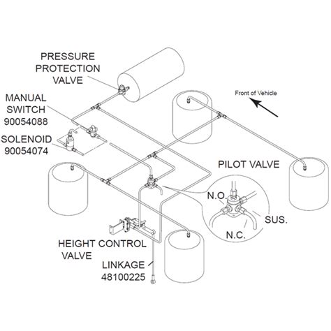 Replacement Haledex 90554615 3-Way Pilot Valve, Use in Air Suspension ...