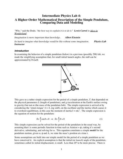 Simple Pendulum Experiment Report - Adriel-has-Burns