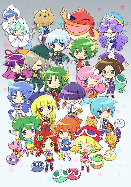 -Chibi Puyo Puyo print- by Keichan411 on DeviantArt