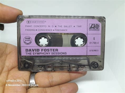 Vintage David Foster Symphony Sessions Casette Tape, Hobbies & Toys ...