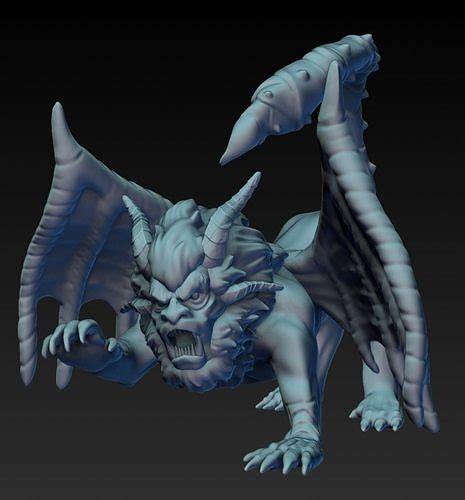 Manticore Miniature 3D model 3D printable | CGTrader