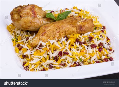 Zereshk Polo With Chicken Stock Photo 300224003 : Shutterstock