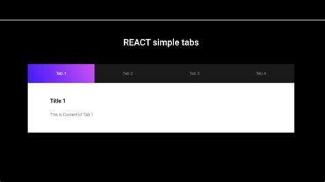 Build React.js Material-UI Multiple Tabs Layout Component Using Array ...