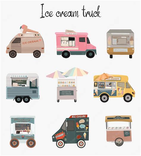 Premium Vector | Ice cream truck