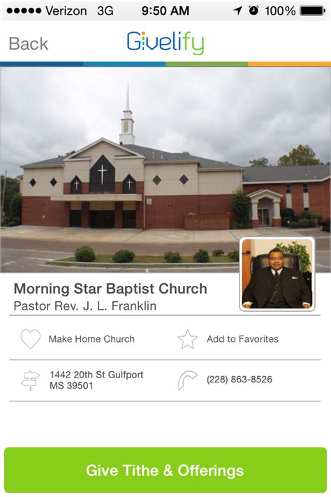 Morning Star Baptist Church in Gulfport, Mississippi #GivelifyChurches ...