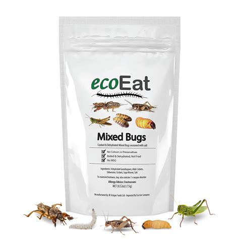 Buy Mixed Edible Insects to Eat- Edible Bugs Edible Dehydrated not ...