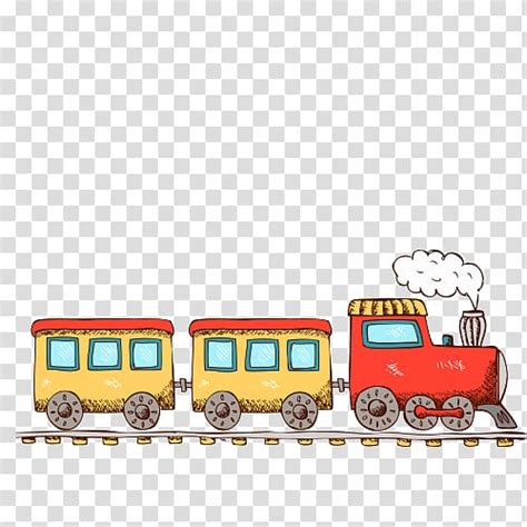 Antimated Train Clipart