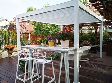 China Customized Metal Pergolas With Canopy Manufacturers, Suppliers ...