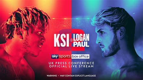 LIVE! KSI vs Logan Paul 2 UK Press Conference! ⚠️ - YouTube