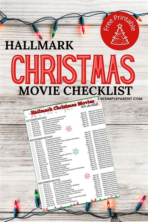 Hallmark Christmas Movies 2022 List Printable - Printable Word Searches