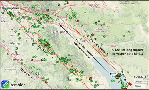 Southern San Andreas Fault Map