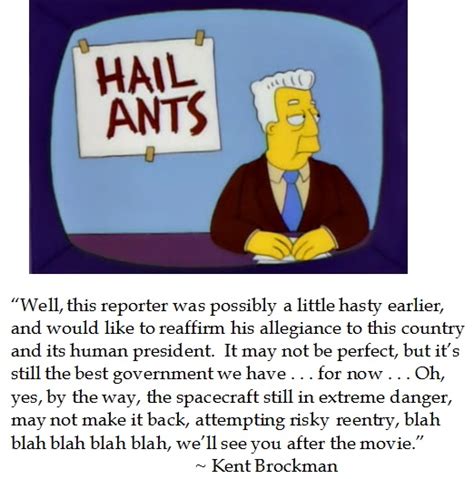 The District of Calamity: Kent Brockman on Patriotism