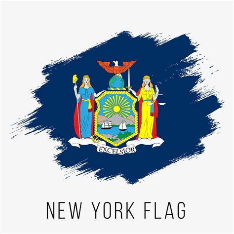 USA State New York Grunge Vector Flag Design Template 18811266 Vector ...